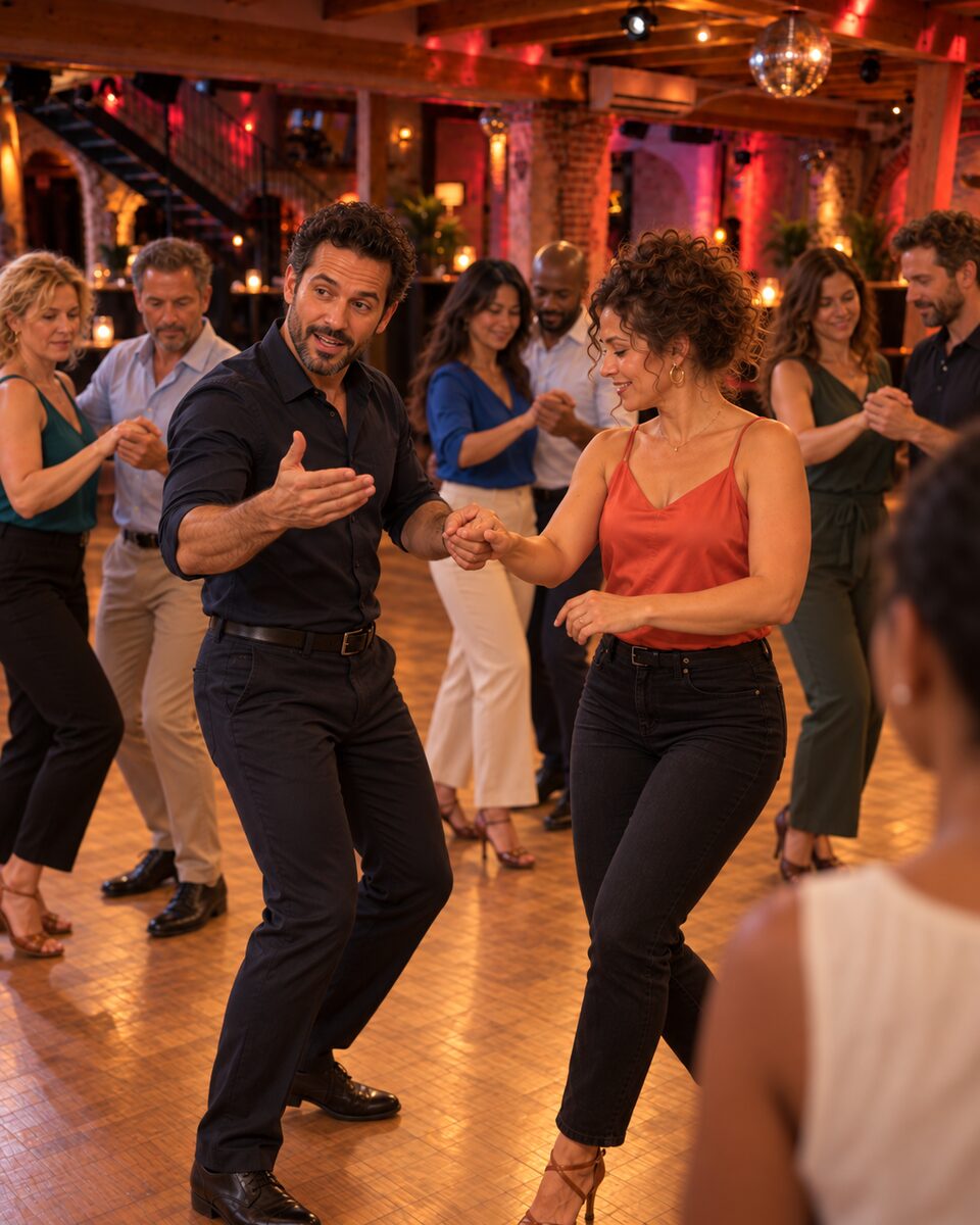 Salsa-Tanzkurs in der Cantina Charlotta